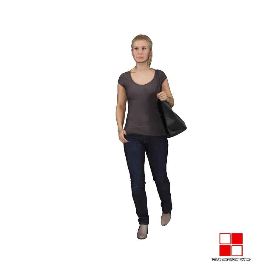 google sketchup models people